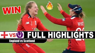 England W Vs Scotland W Full Highlights Icc T20 World Cup In England 2026 | Eng Vs Sco